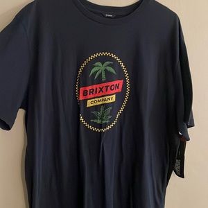 Brixton Navy Blue Men’s T shirt XXL